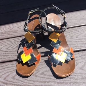 Miu Miu 37.5 Super Cool Diamond Pattern Heels